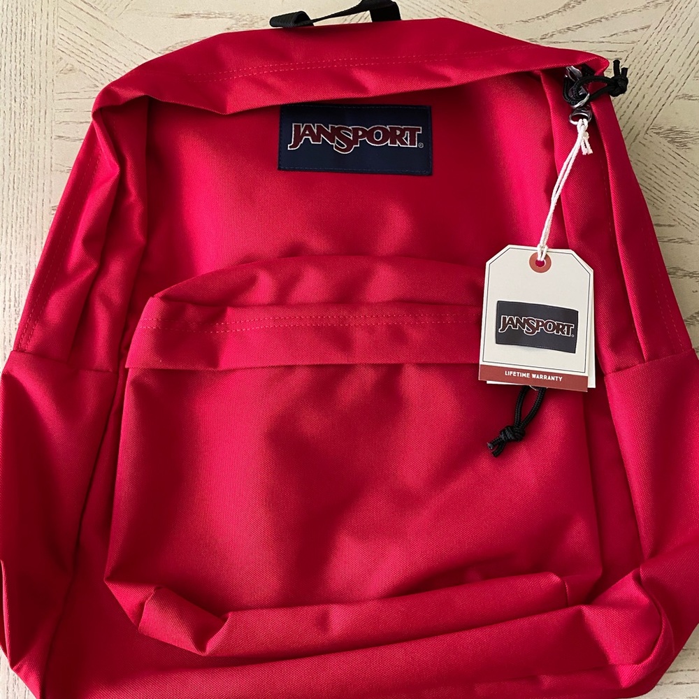 Jansport Superbreak One Red Tape backpack